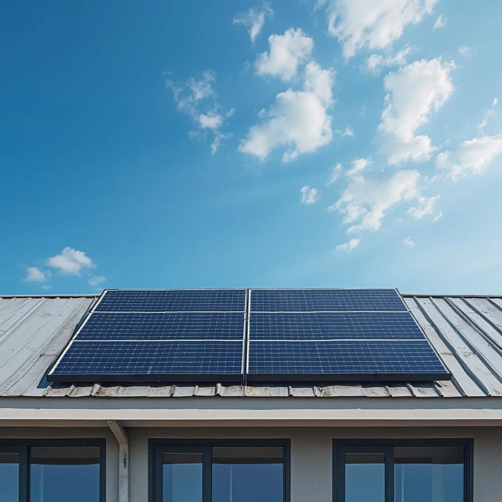 Paneles solares instalados en estación YPF